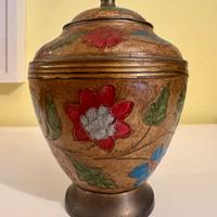 Vaso decorativo francese anni 20–30 in metallo