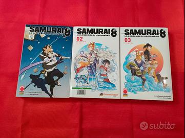 Manga in italiano"Samurai 8"volume 1-2-3