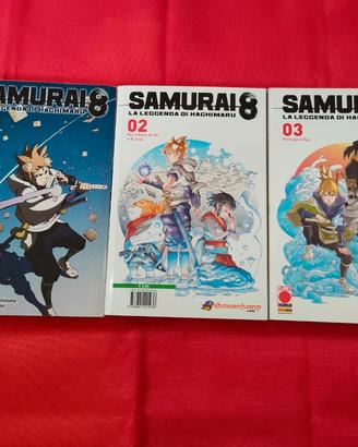 Manga in italiano"Samurai 8"volume 1-2-3