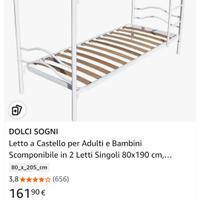 Letto a castello Dolci Sogni