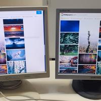 2 monitor 17" 