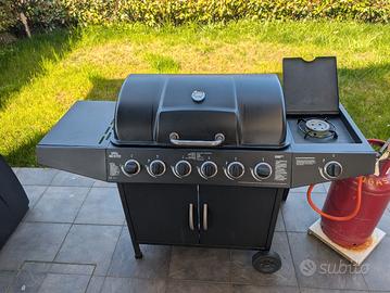 Barbecue BBQ Grill Meister 6 fuochi