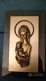 Quadretto Madonna con Bambino vintage