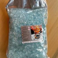 Sassolini acrilici azzurri per decorazioni - 1 kg