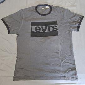 T-shirt Levi’s Uomo Grigia 100% Cotone – Taglia L