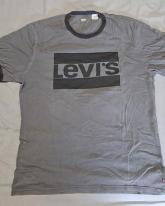 T-shirt Levi’s Uomo Grigia 100% Cotone – Taglia L
