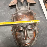 Maschere in legno africane anni 50/60