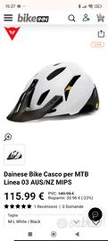 casco bici dainese linea03 mips+