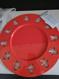 Alessi sottopiatto/ vassoio  rosso