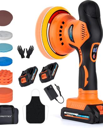 Protmex Kit Lucidatura Auto 6" – Lucidatrice a Bat