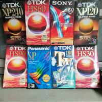 Videocassette nuove varie durate