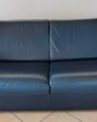 Divano letto vera pelle