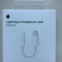 Adattatore lightning e cuffiette originali iphone