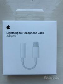 Adattatore lightning e cuffiette originali iphone