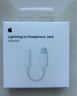 Adattatore lightning e cuffiette originali iphone
