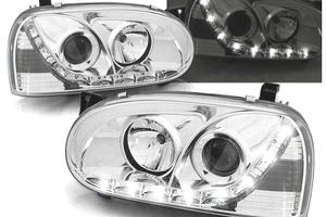 FARI VOLKSWAGEN VW GOLF 3 LUCE DIURNA LED FONDO CR
