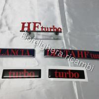 Lancia delta 1.6 hf turbo kit sigle stemmi loghi