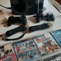 CONSOLE SONY PLAYSTATION 3 +9 Giochi+4 controller