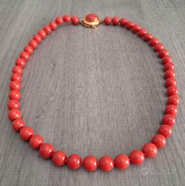 collana in corallo naturale di Sardegna