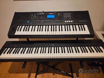Tastiere Yamaha PSR E475 + piano digitale P35