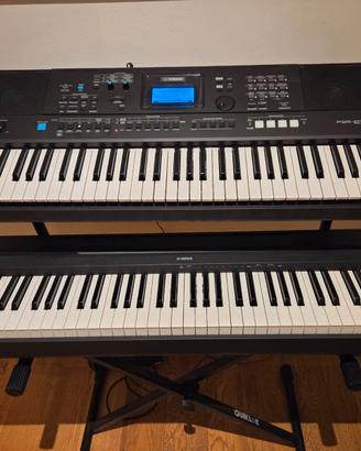 Tastiere Yamaha PSR E475 + piano digitale P35