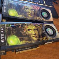 Coppia Nvidia GeForce GTX 580 SLI