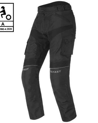 PANTALONI MOTO BEFAST TOURING 3 STRATI NERO