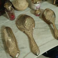 oggetti antichi in argento  da toeletta