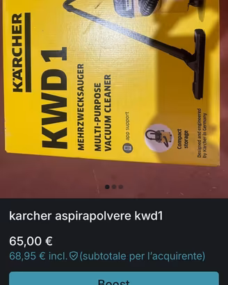 aspirapolvere karcher
