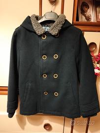 giacca bambino blu doppio petto taglia 7-8anni