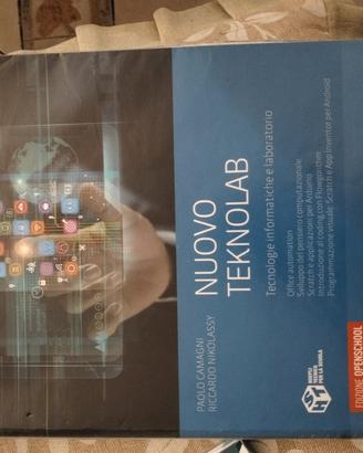 libro di tecnologia  Nuovo Teknolab ( Hoepli)