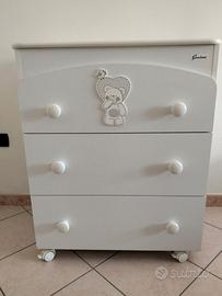 Lettino+fasciatoio+materassino