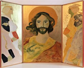 S. Fiume: Trittico "Il Cristo che Sorride"