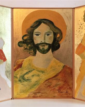S. Fiume: Trittico "Il Cristo che Sorride"