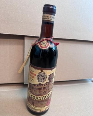 Bottiglia di vino da collezione 1961