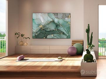 Quadro Fondo Marino su vetro