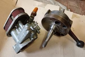 carburatore e albero motore vespa vnb vbb epoca