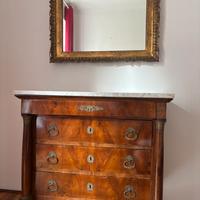 Cassettone stile impero  e specchio