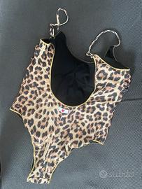 Costume intero body maculato animalier lovissima