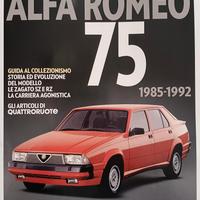 Libro speciale sull' Alfa 75 con dati storia guida