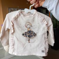 ORIGINAL M. COMPLETO BIMBA 4 PEZZI LEOPARDATO 6-9M