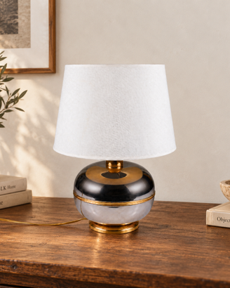 Lampada Oroten in ottone e oro 24 K anni ’80