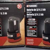 2 Batterie Parkside Nuove