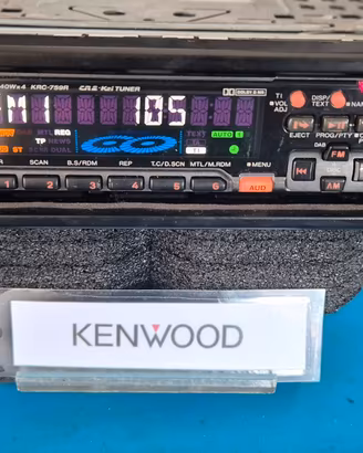 Autoradio Vintage Anni '90 Kenwood KRC-759  (Mask)