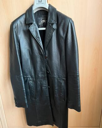 Cappotto in vero cuoio tipo “killer”