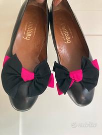 Ballerine in vera pelle nere  Fantasy