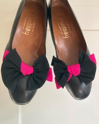 Ballerine in vera pelle nere  Fantasy
