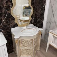 Mobile Bagnobombato lusso con top marmo