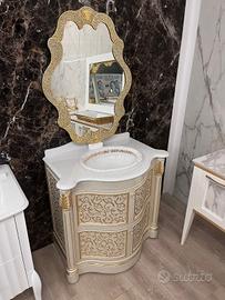 Mobile Bagnobombato lusso con top marmo