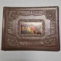 Album porta foto in cuoio vintage 